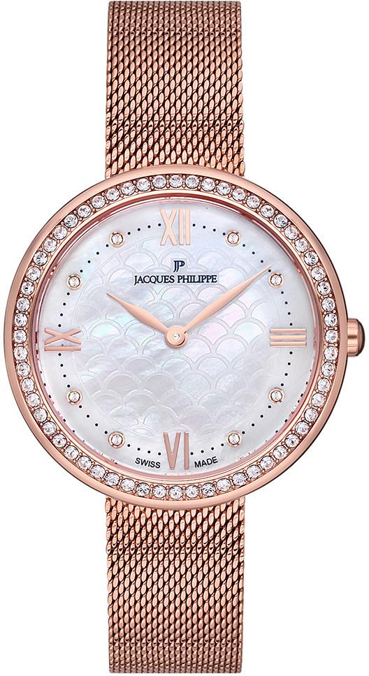 Jacques Philippe JPQLS053285 34 mm Rose Gold Çelik Kordon Analog Kadın Kol Saati