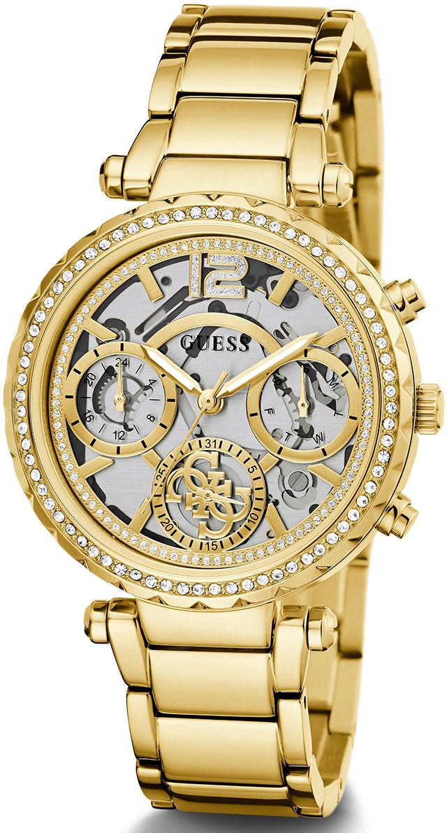 Guess GUGW0403L2 Takvimli 37 mm Altın Çelik Kordon Analog Kadın Kol Saati