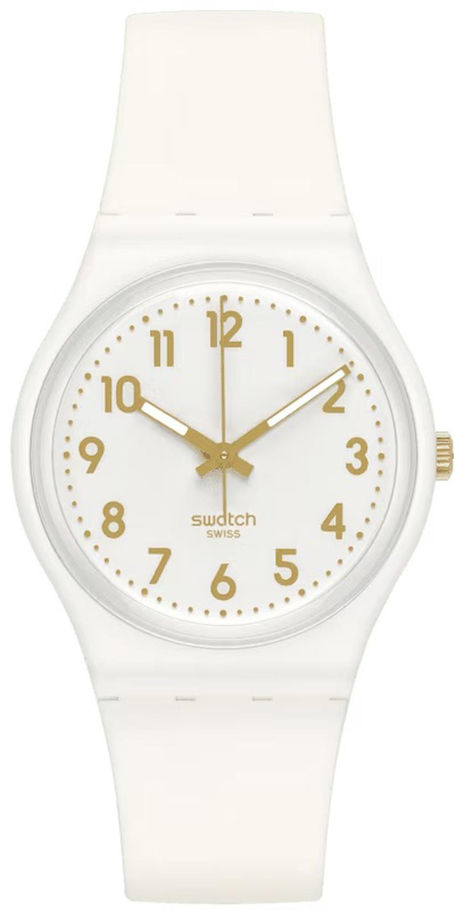 Swatch SO28W106-S14 38 mm Beyaz Silikon Kordon Analog Kadın Kol Saati