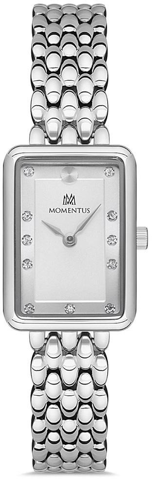 Momentus SW273S-02SG 20-33.6 mm Gri Çelik Kordon Analog Kadın Kol Saati