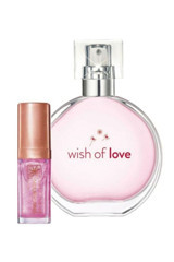 Avon Wish Of Love İkili Kadın Parfüm Seti EDT + Dudak Bakım Yağı Shimmering Petal