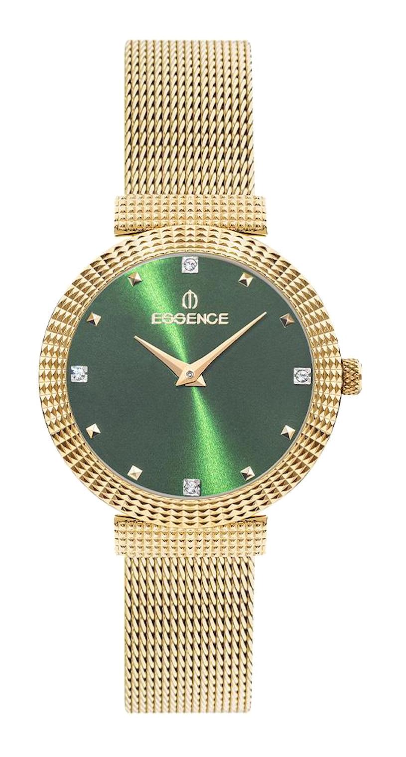 Essence ES6807FE.170 36 mm Altın Çelik Kordon Analog Kadın Kol Saati
