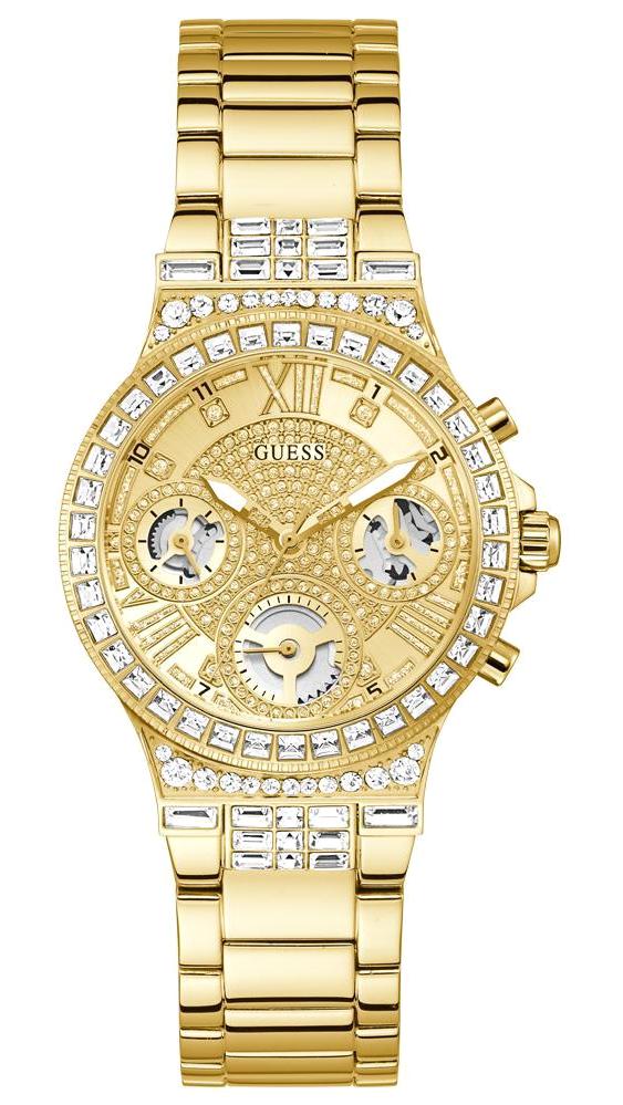 Guess GUGW0320L2 Takvimli 38 mm Altın Çelik Kordon Analog Kadın Kol Saati