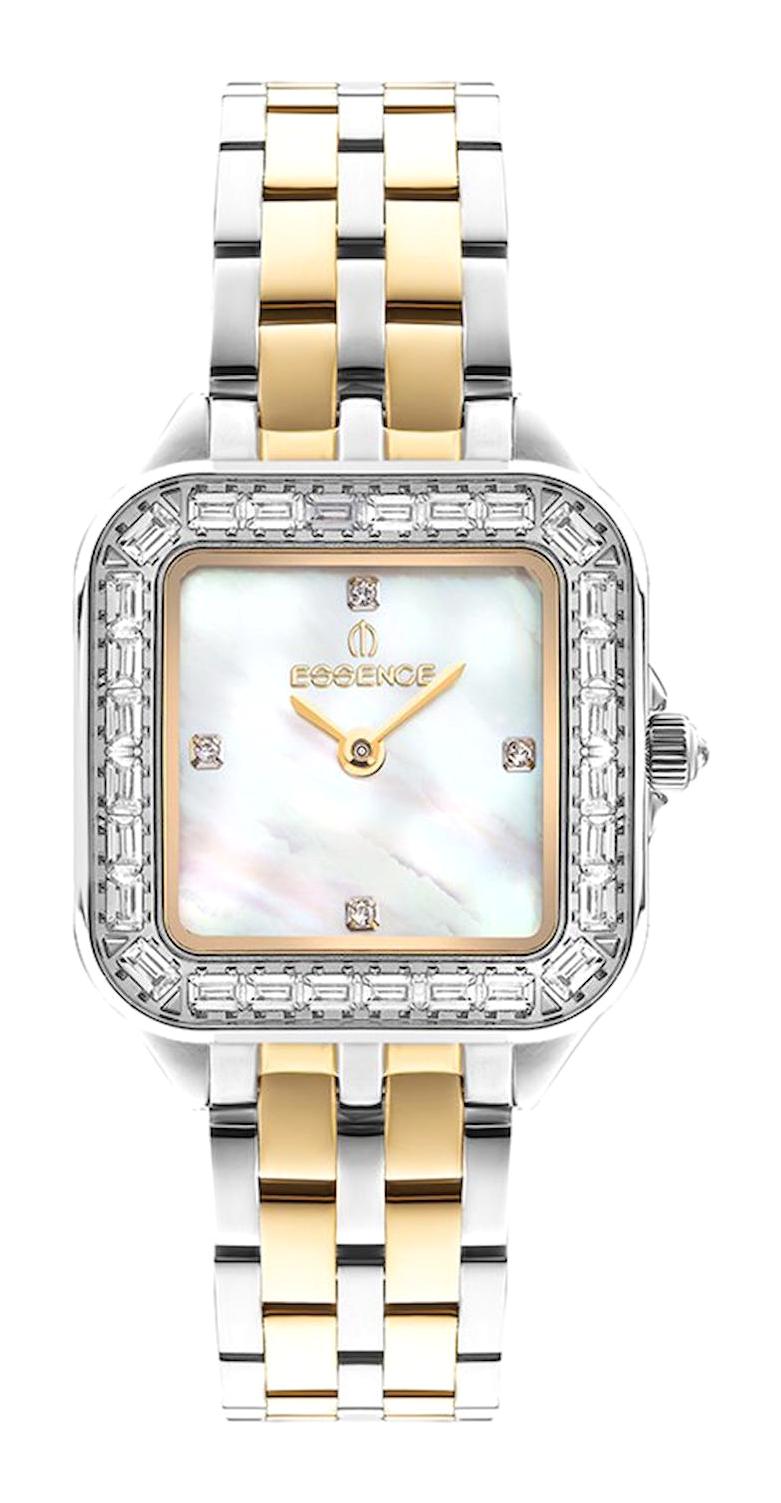 Essence D1148.220 32 mm Altın-Gri Çelik Kordon Analog Kadın Kol Saati