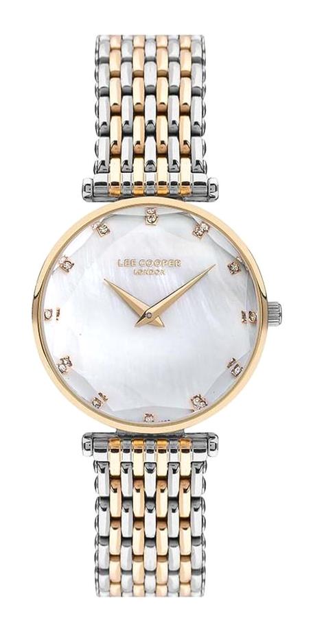 Lee Cooper LC07410.220 40 mm Gri Çelik Kordon Analog Erkek Kol Saati