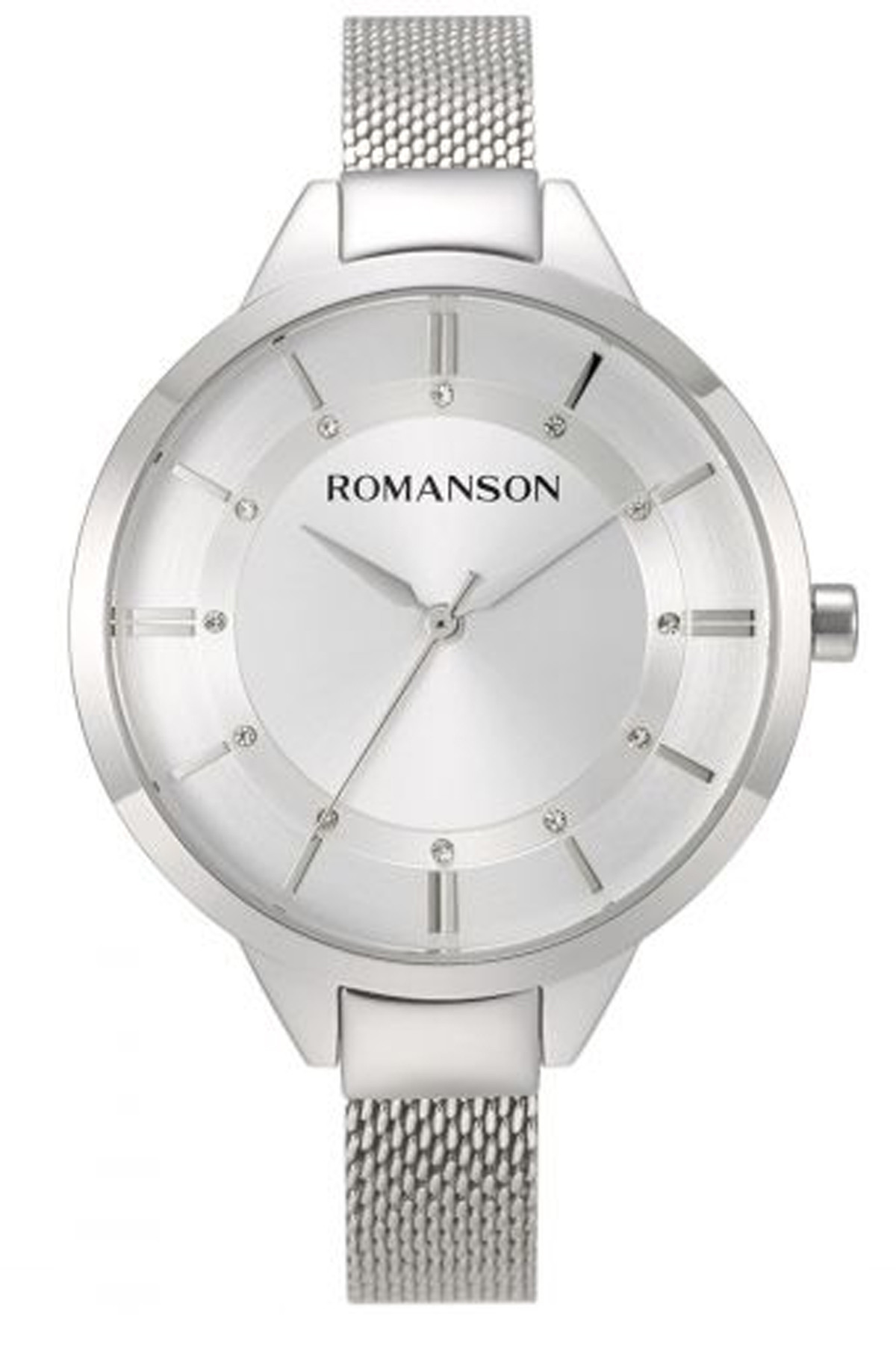 Romanson RM8A28LLWWAS2W 36-40 mm Gri Çelik Kordon Analog Kadın Kol Saati