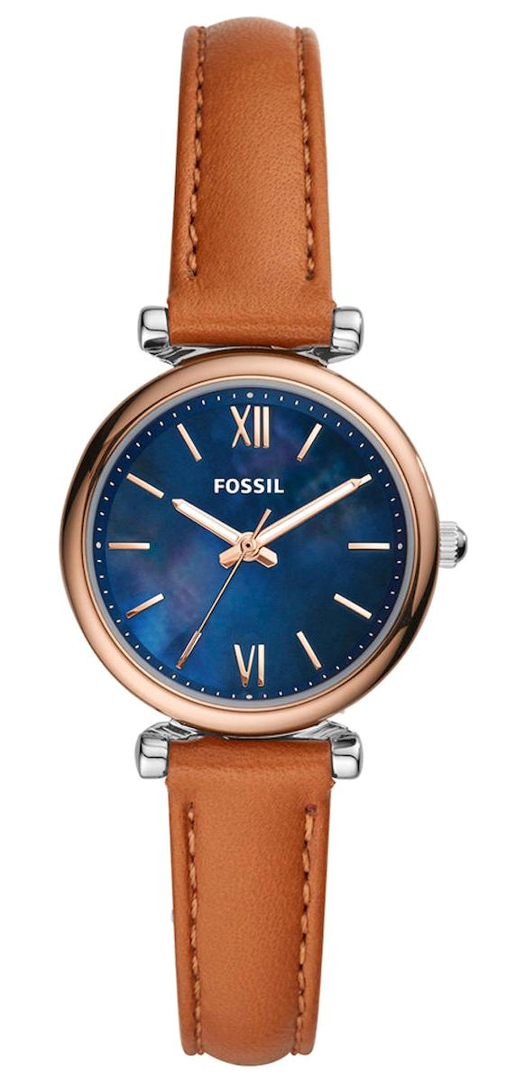 Fossil ES4701 28 mm Kahverengi Çelik Kordon Analog Kadın Kol Saati