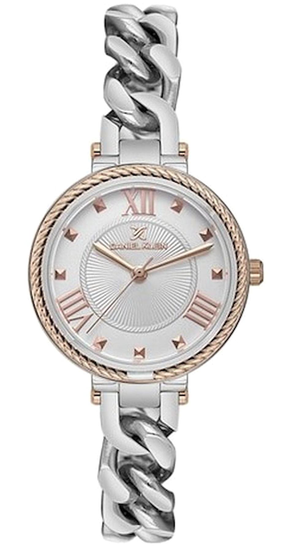 Daniel Klein DKE.1.13627-4 33 mm Gri Çelik Kordon Analog Kadın Kol Saati