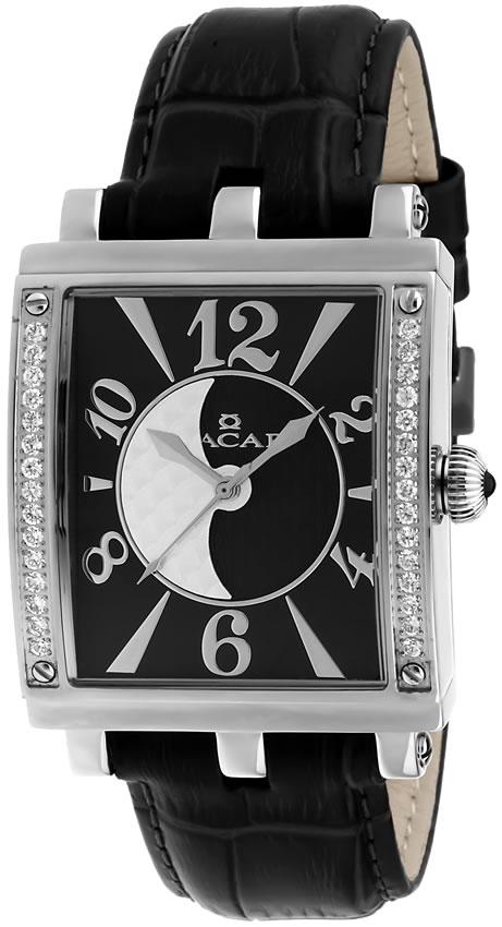 Nacar 23-290073-ABL1S 34-36 mm Siyah Deri Kordon Analog Kadın Kol Saati
