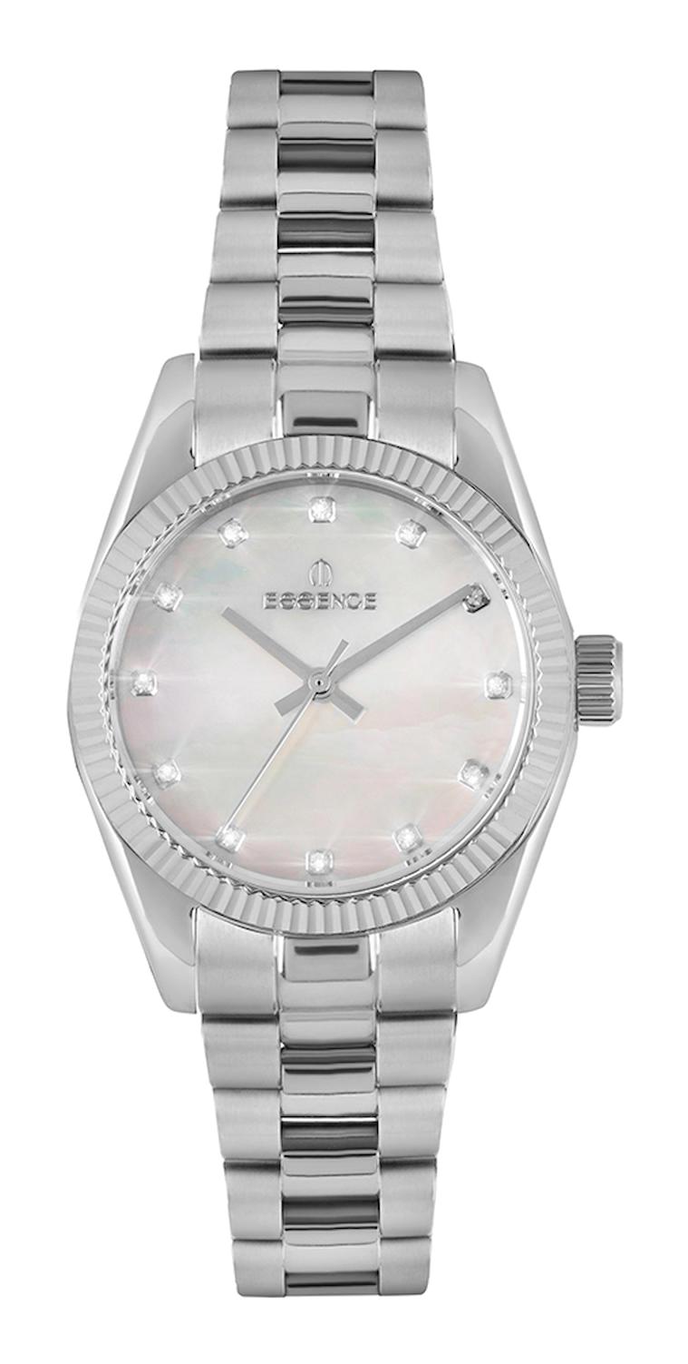 Essence ES6589FE.320 32 mm Gri Çelik Kordon Analog Kadın Kol Saati