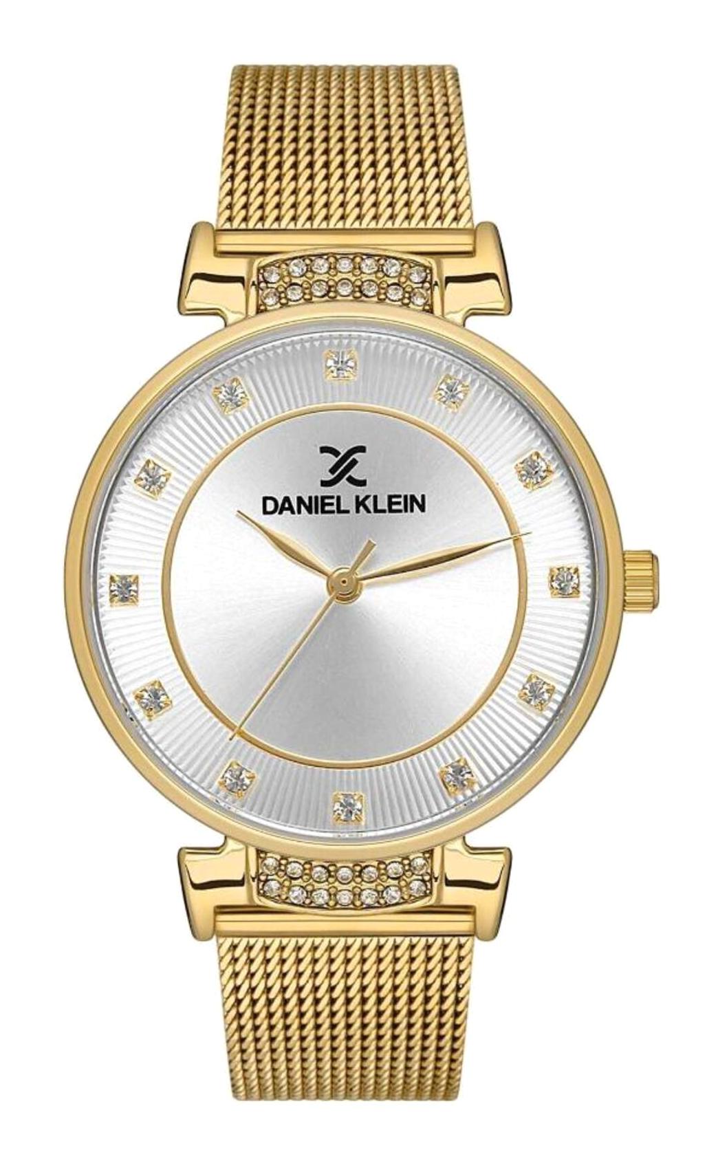 Daniel Klein DK.FT.1.255 31-35 mm Altın Çelik Kordon Analog Kadın Kol Saati