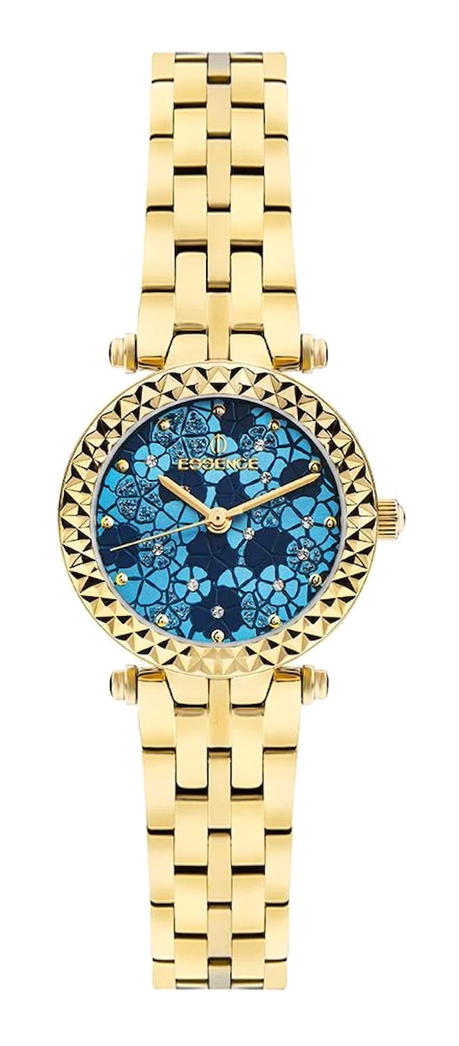 Essence D1139.190 24 mm Altın Çelik Kordon Analog Kadın Kol Saati