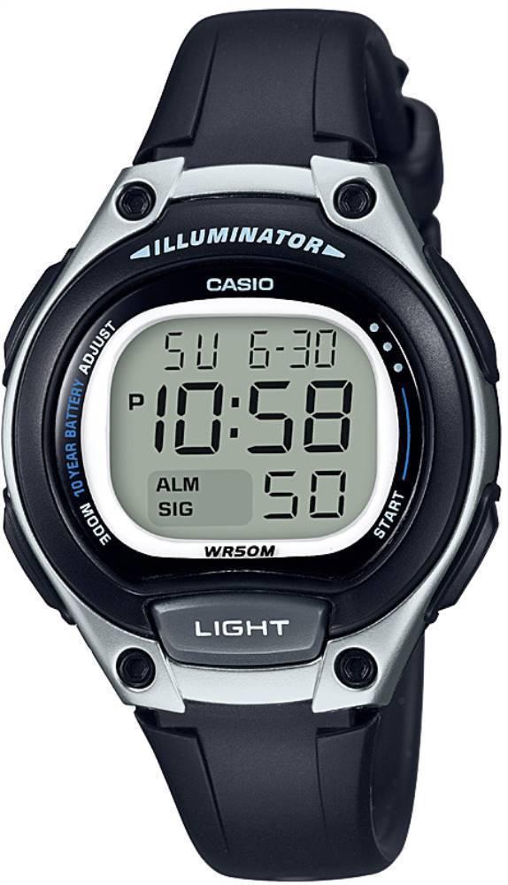 Casio LW-203-1AVDF Takvimli 34.6 mm Siyah Silikon Kordon Dijital Çocuk Kol Saati