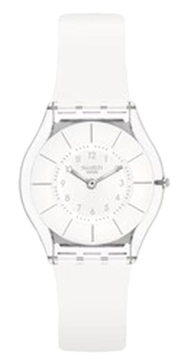 Swatch SS08K102-S14 34 mm Beyaz Çelik Kordon Analog Kadın Kol Saati