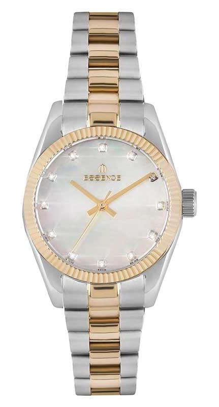 Essence ES6589FE.220 32 mm Altın-Gri Çelik Kordon Analog Kadın Kol Saati