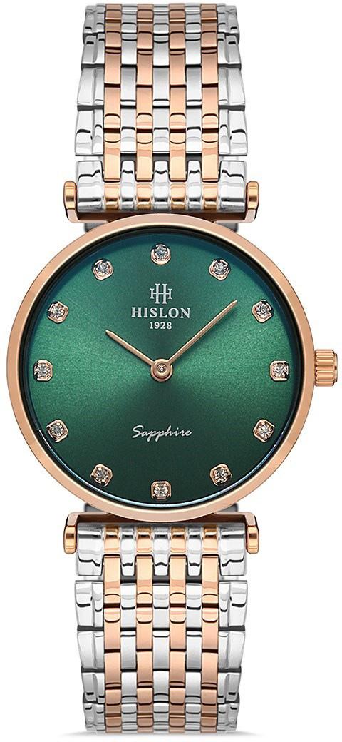 Hislon QL119T-15SR 26-30 mm Gri-Rose Gold Çelik Kordon Analog Kadın Kol Saati