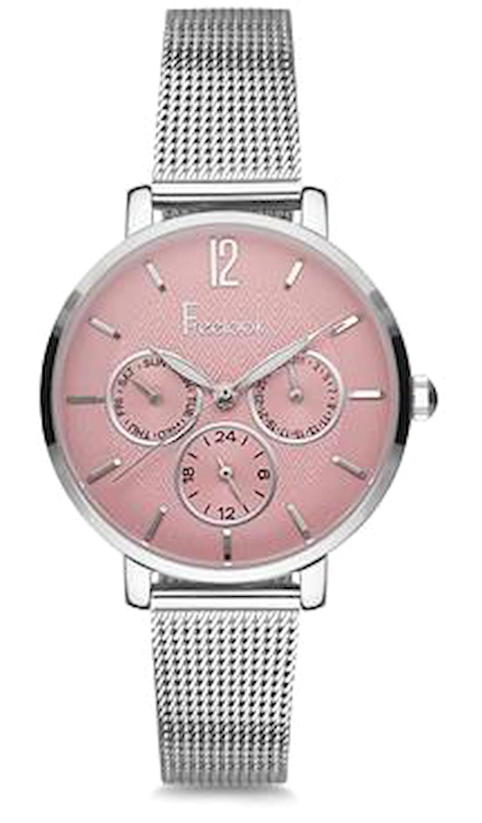 Freelook F.1.1078.02 36 mm Gri Metal Kordon Analog Kadın Kol Saati