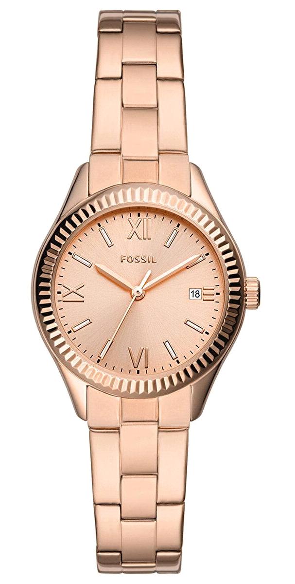 Fossil FBQ3639 34 mm Rose Gold Çelik Kordon Analog Kadın Kol Saati