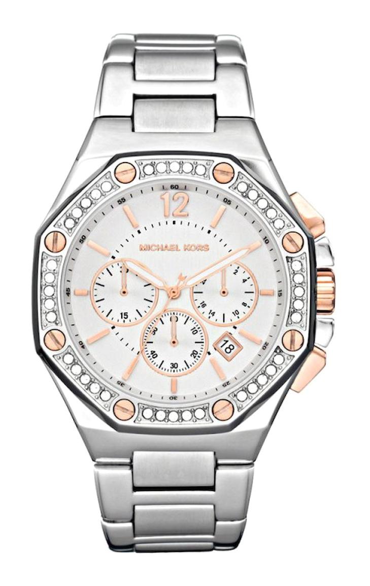 Michael Kors MK5504 Takvimli 42 mm Gri Çelik Kordon Analog Kadın Kol Saati