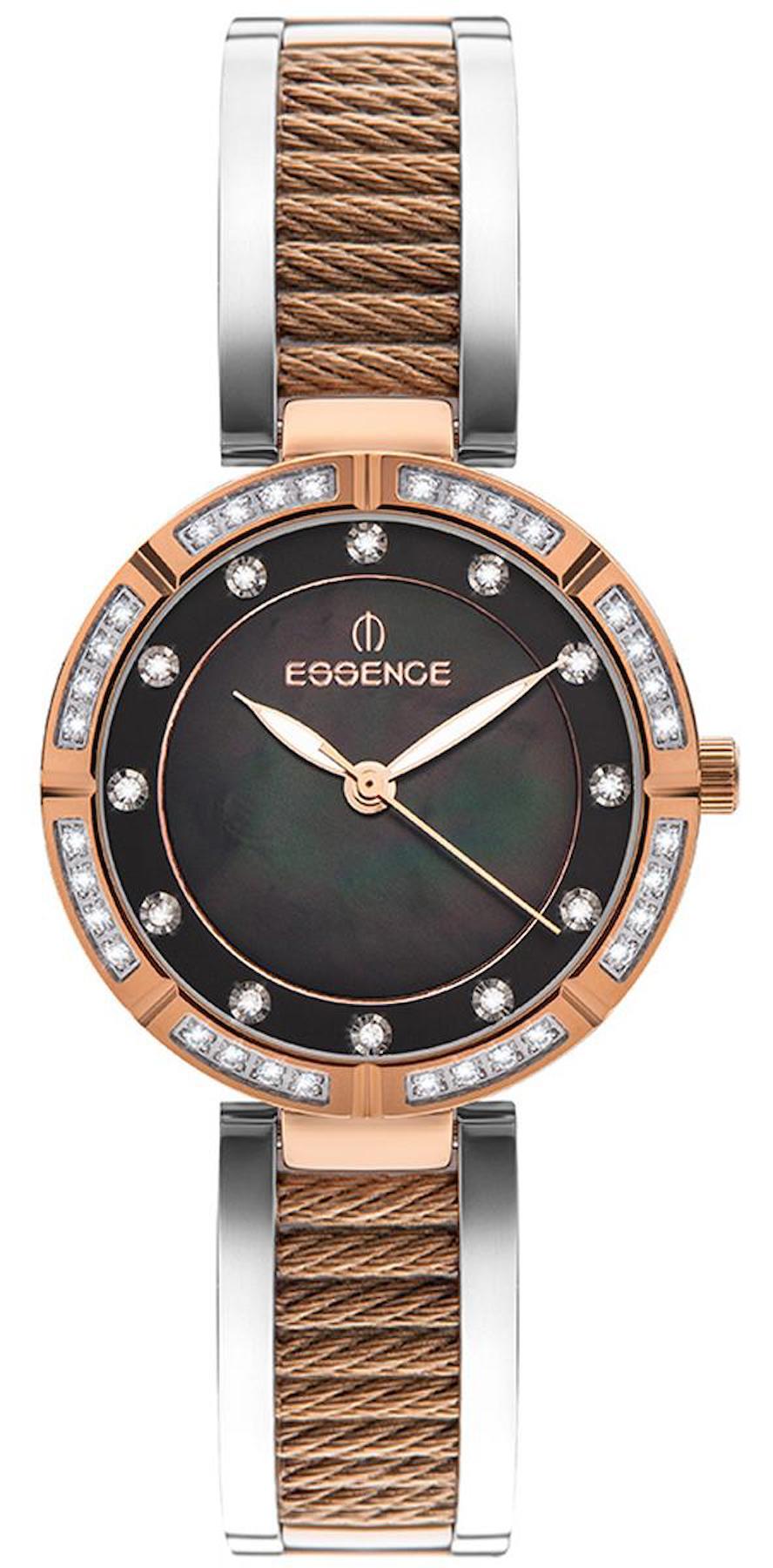 Essence ES6820FE.550 31-35 mm Gri-Rose Gold Çelik Kordon Analog Kadın Kol Saati