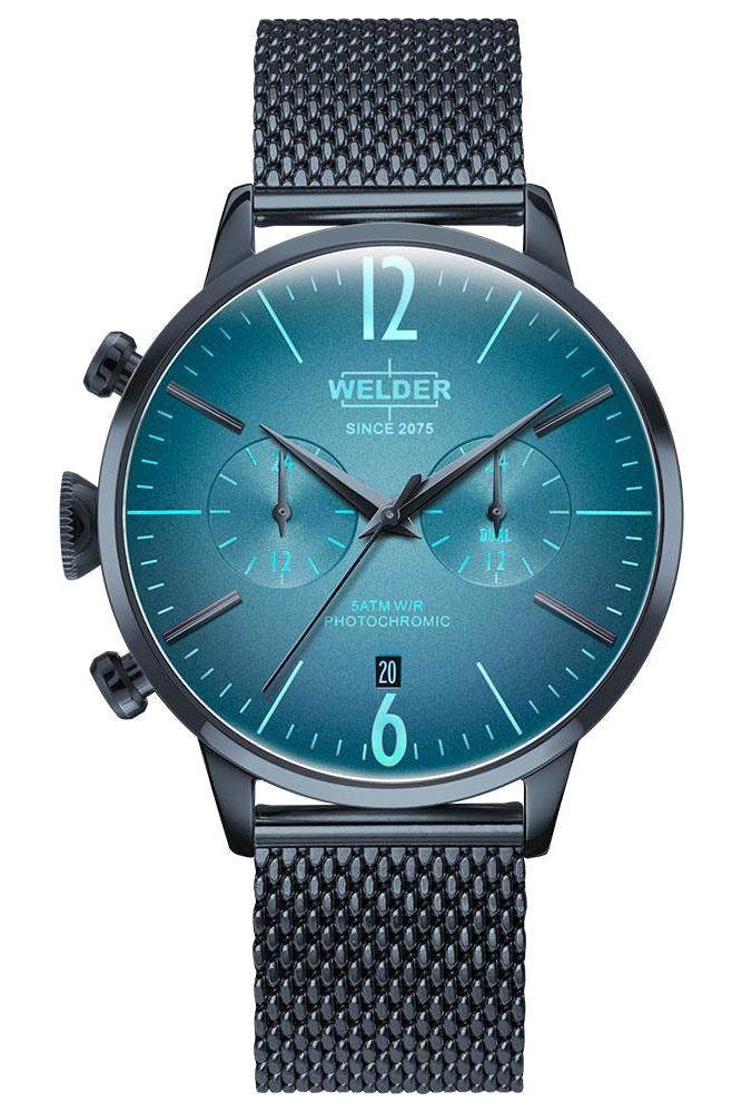 Welder Watch WWRC823 Takvimli 42 mm Lacivert Hasır Kordon Analog Kadın Kol Saati