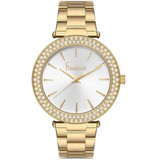 Freelook FL.1.10270.3 38 mm Altın Çelik Kordon Analog Kadın Kol Saati