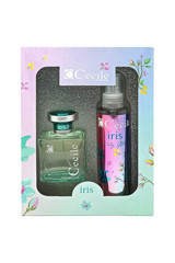 Cecile Iris İkili Kadın Parfüm Deodorant Seti EDT 100 ml + Body Mist Deodorant 150 ml