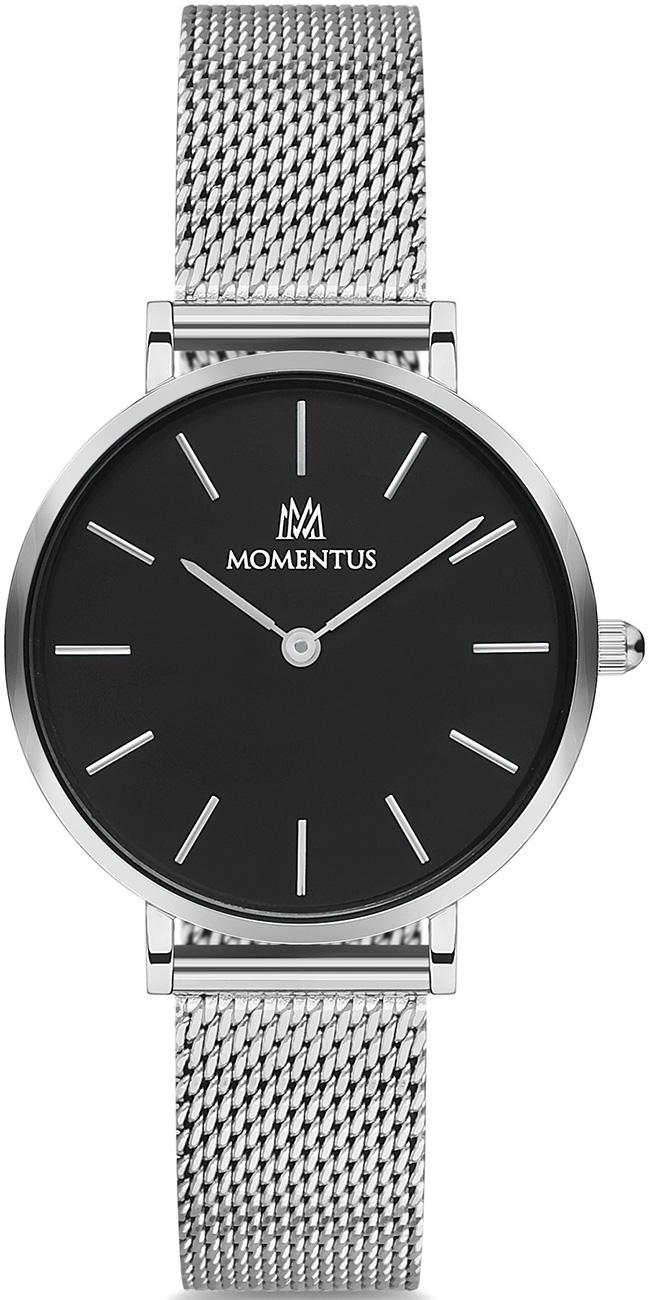 Momentus CW354S-04SS 32 mm Gri Hasır Kordon Analog Kadın Kol Saati