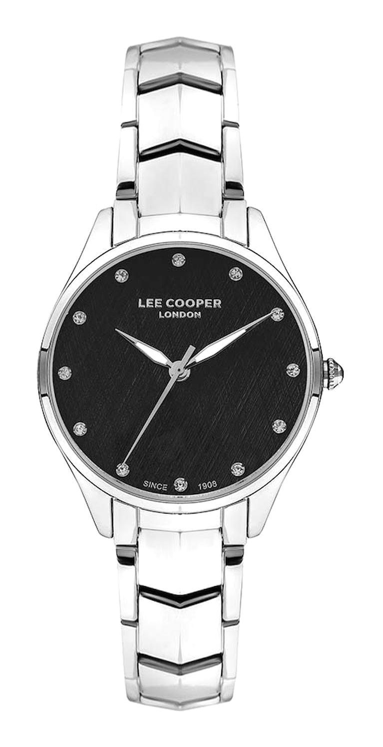 Lee Cooper LC07393.350 40 mm Gri Plastik Kordon Analog Kadın Kol Saati