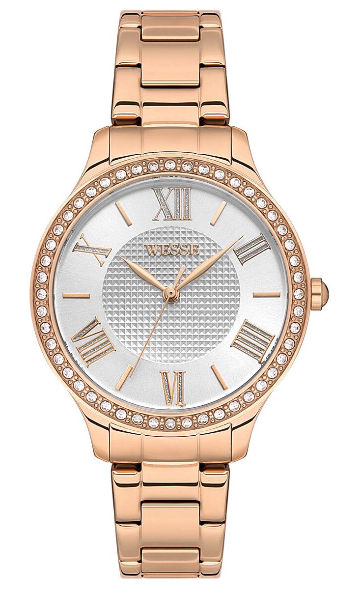 Wesse WWL111201 37 mm Rose Gold Çelik Kordon Analog Kadın Kol Saati