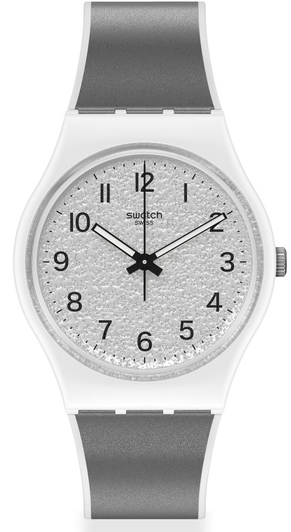 Swatch GW211 34 mm Gri Plastik Kordon Analog Kadın Kol Saati