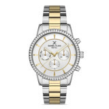 Daniel Klein DKE.1.10229.5 Takvimli 34 mm Altın-Gri Metal Kordon Analog Kadın Kol Saati