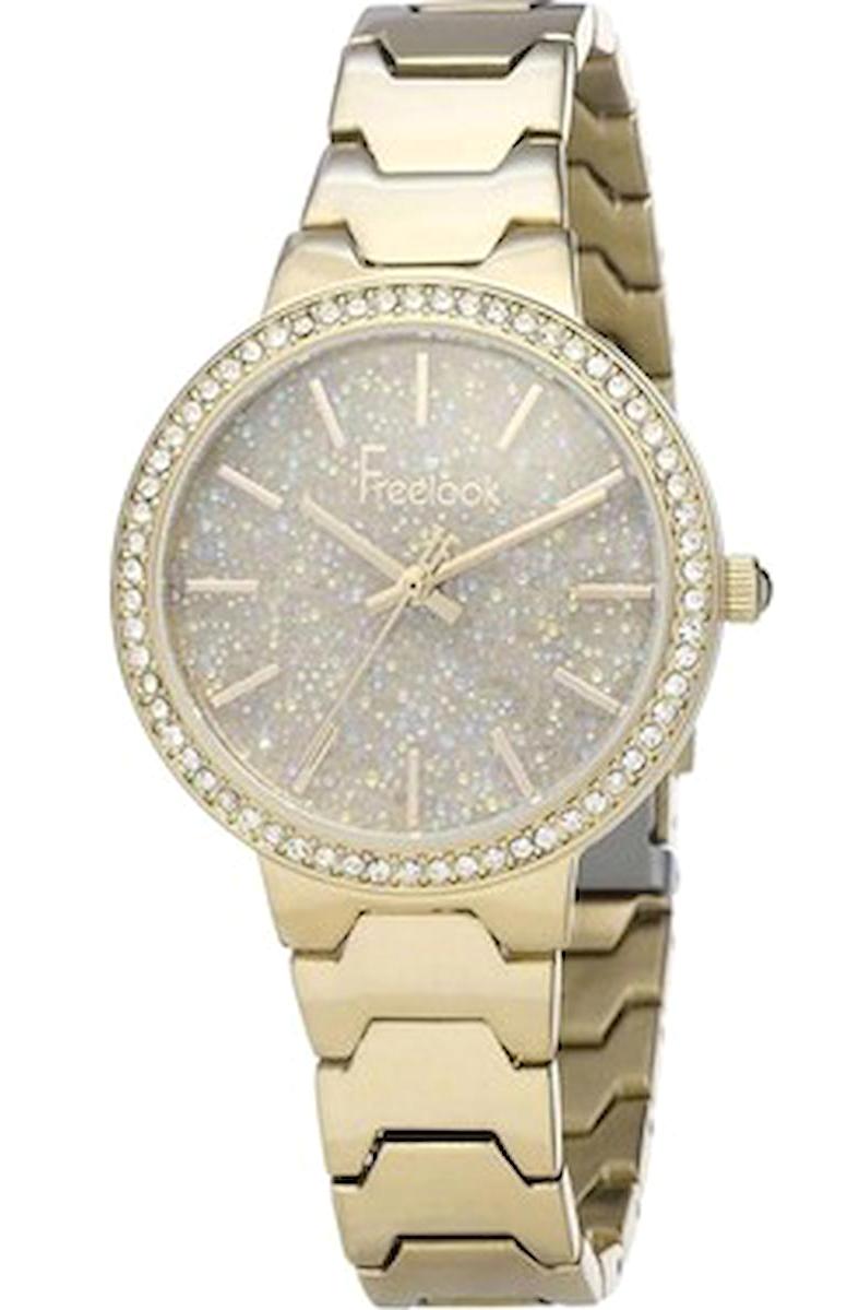 Freelook FL.1.10047.3 34 mm Altın Çelik Kordon Analog Kadın Kol Saati