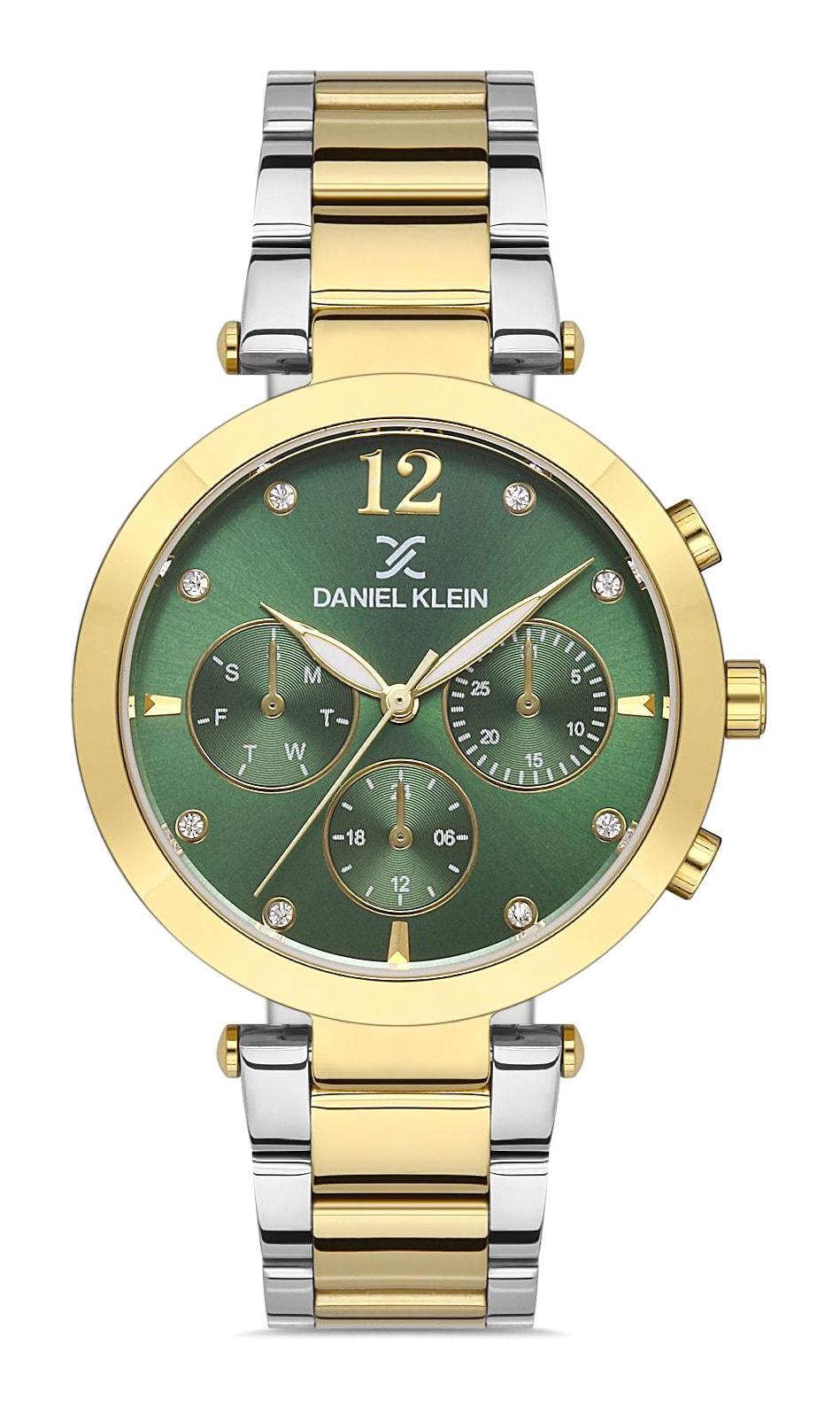 Daniel Klein DK.FT.1.198 31-35 mm Altın-Gri Çelik Kordon Analog Kadın Kol Saati