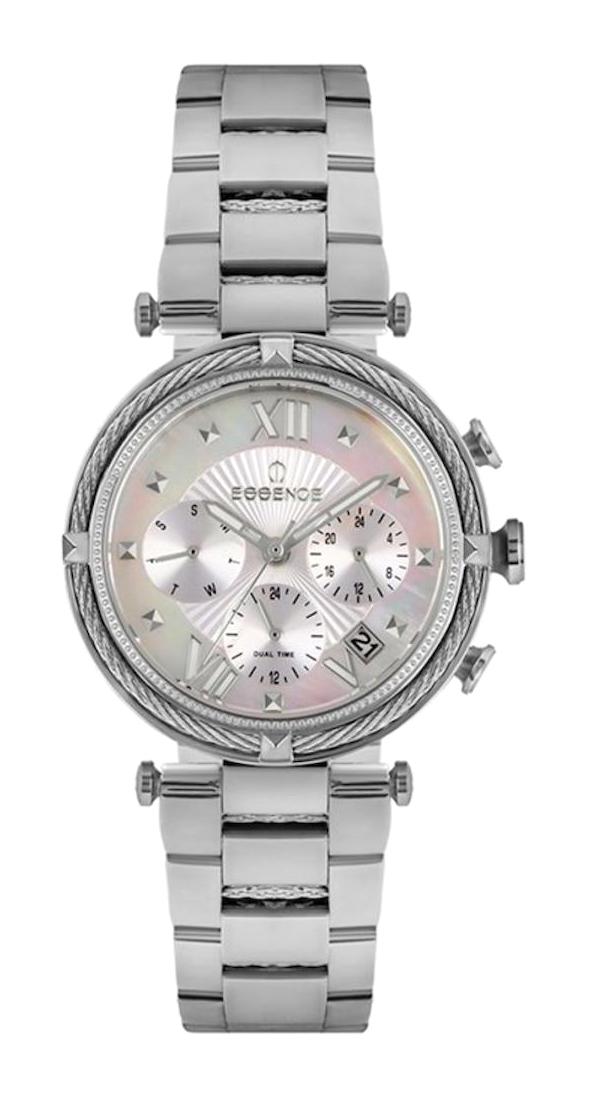 Essence ES6603FE.320 Takvimli 38 mm Gri Metal Kordon Analog Kadın Kol Saati