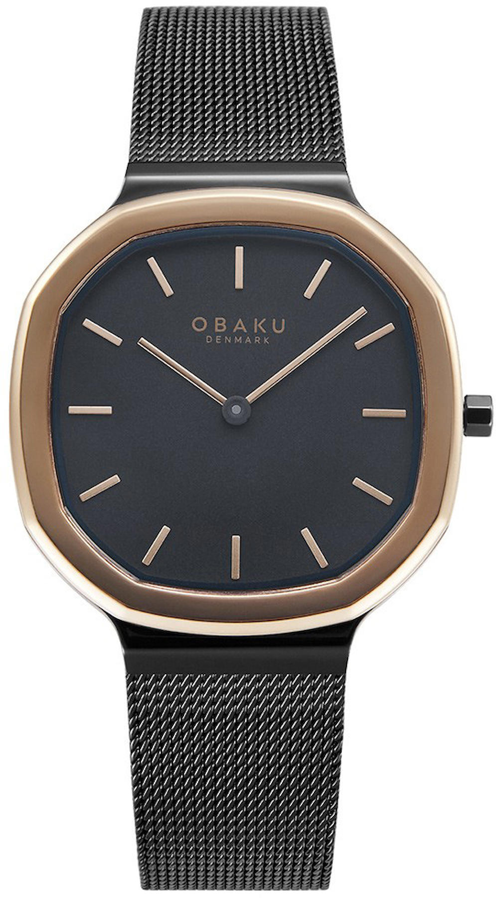 Obaku Denmark V253LXMBMB 32 mm Siyah Çelik Kordon Analog Kadın Kol Saati
