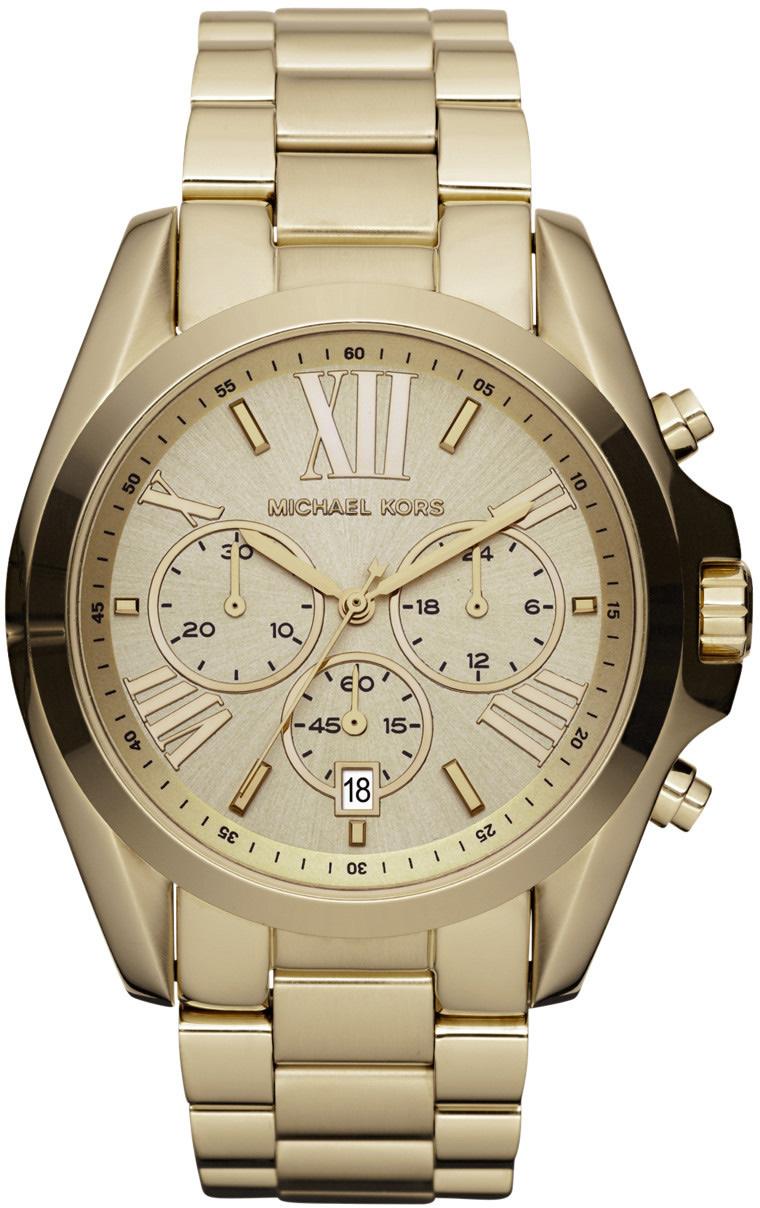 Michael Kors MK5605 Takvimli 42 mm Altın Metal Kordon Analog Kadın Kol Saati