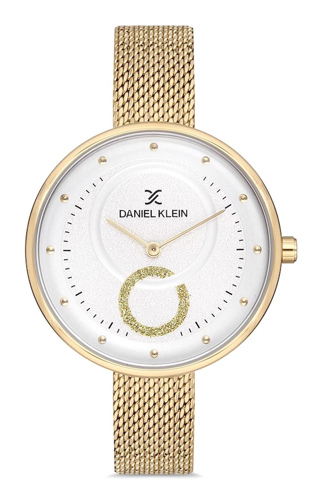 Daniel Klein DK.1.12757.4 36 mm Altın Çelik Kordon Analog Kadın Kol Saati