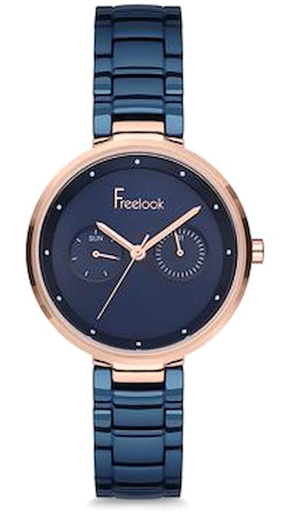 Freelook F.8.1047.02 36 mm Lacivert Metal Kordon Analog Kadın Kol Saati