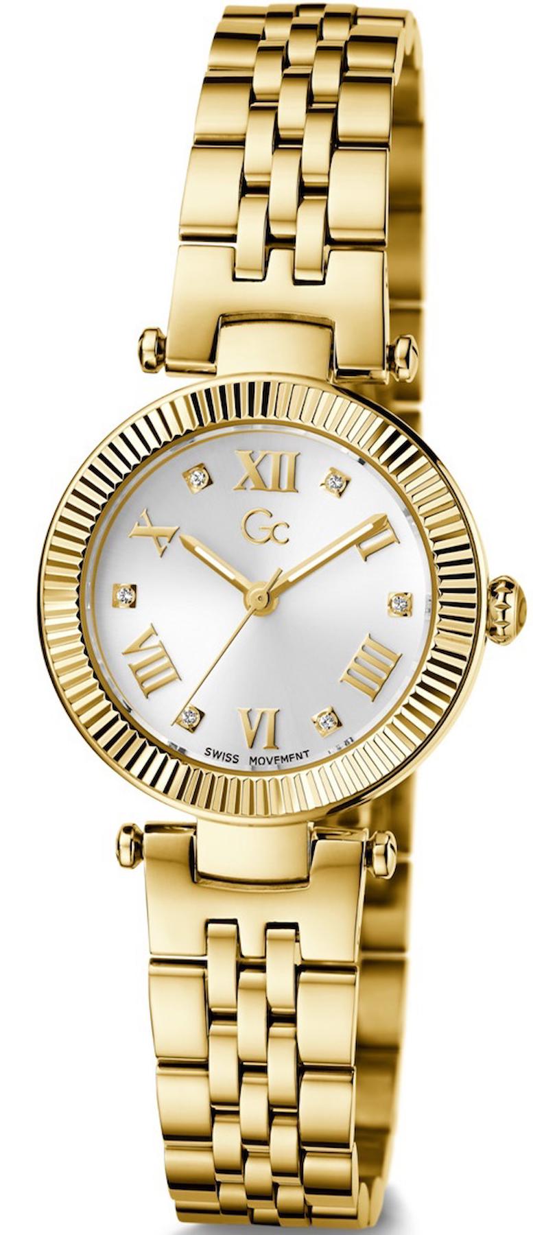 Guess GCZ02008L1MF 28 mm Altın Çelik Kordon Analog Kadın Kol Saati
