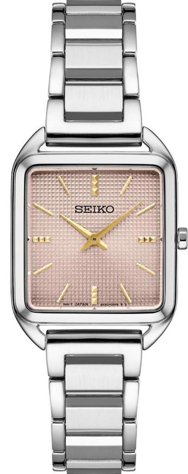 Seiko SWR077P 26 mm Gri Çelik Kordon Analog Kadın Kol Saati