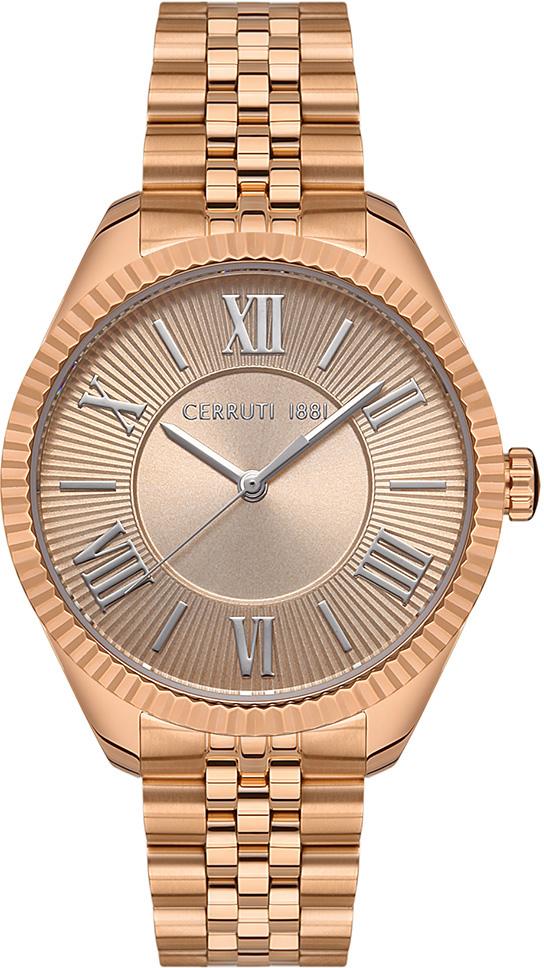 Cerruti 1881 CIWLH2229601 36 mm Rose Gold Çelik Kordon Analog Kadın Kol Saati