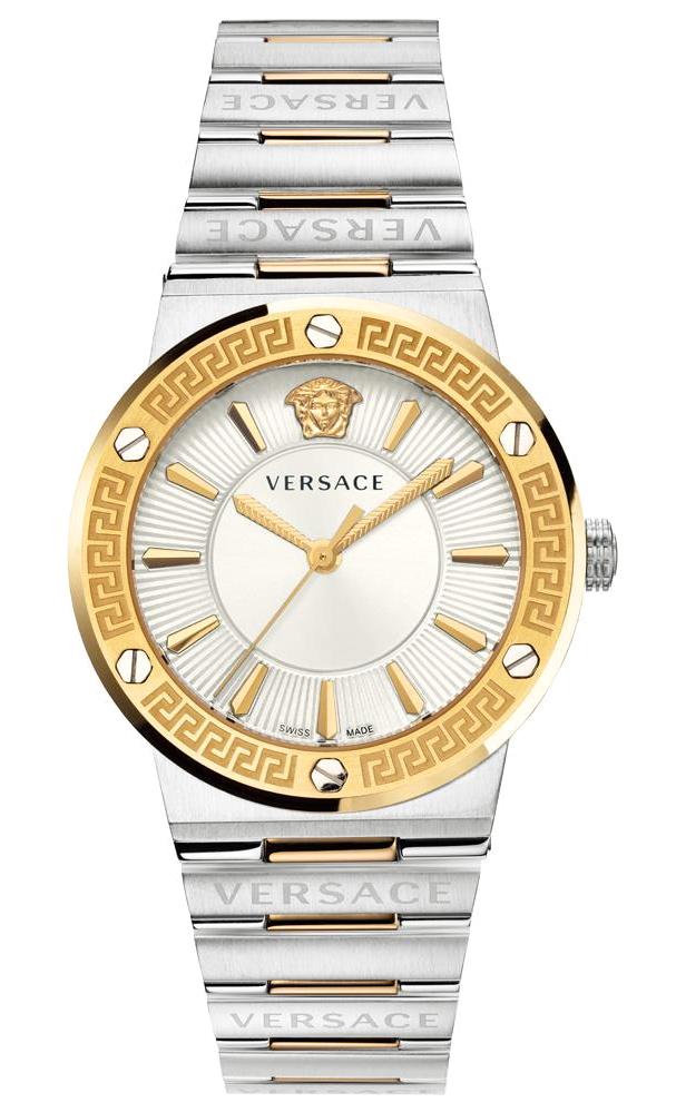 Versace VRSCVEVH00620 38 mm Altın-Gri Çelik Kordon Analog Kadın Kol Saati