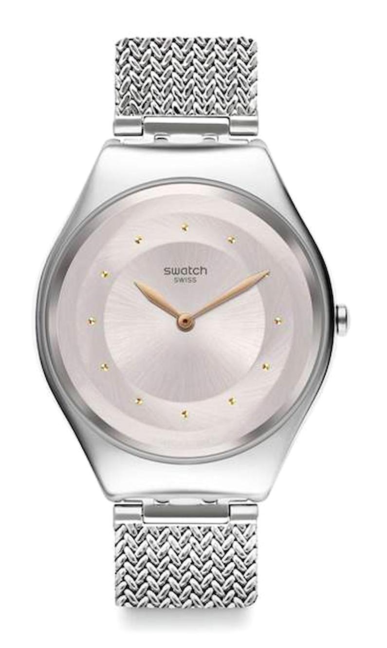 Swatch SYXS117M 38 mm Gri Çelik Kordon Analog Kadın Kol Saati