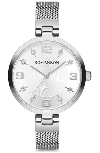 Romanson RM8A18LLWWAS2W 31-35 mm Gri Çelik Kordon Analog Kadın Kol Saati