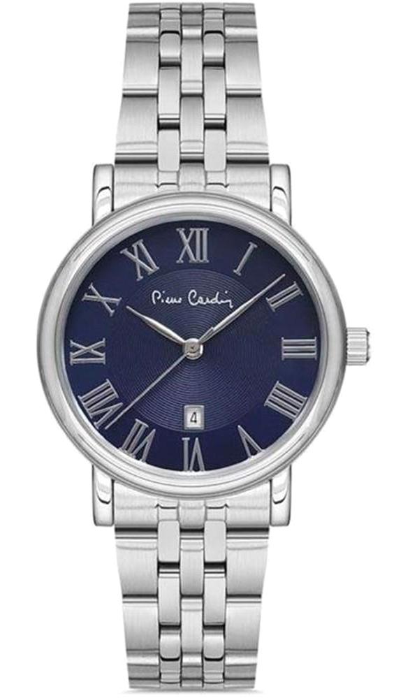 Pierre Cardin PC800102F103 Takvimli 32 mm Gri Çelik Kordon Analog Kadın Kol Saati