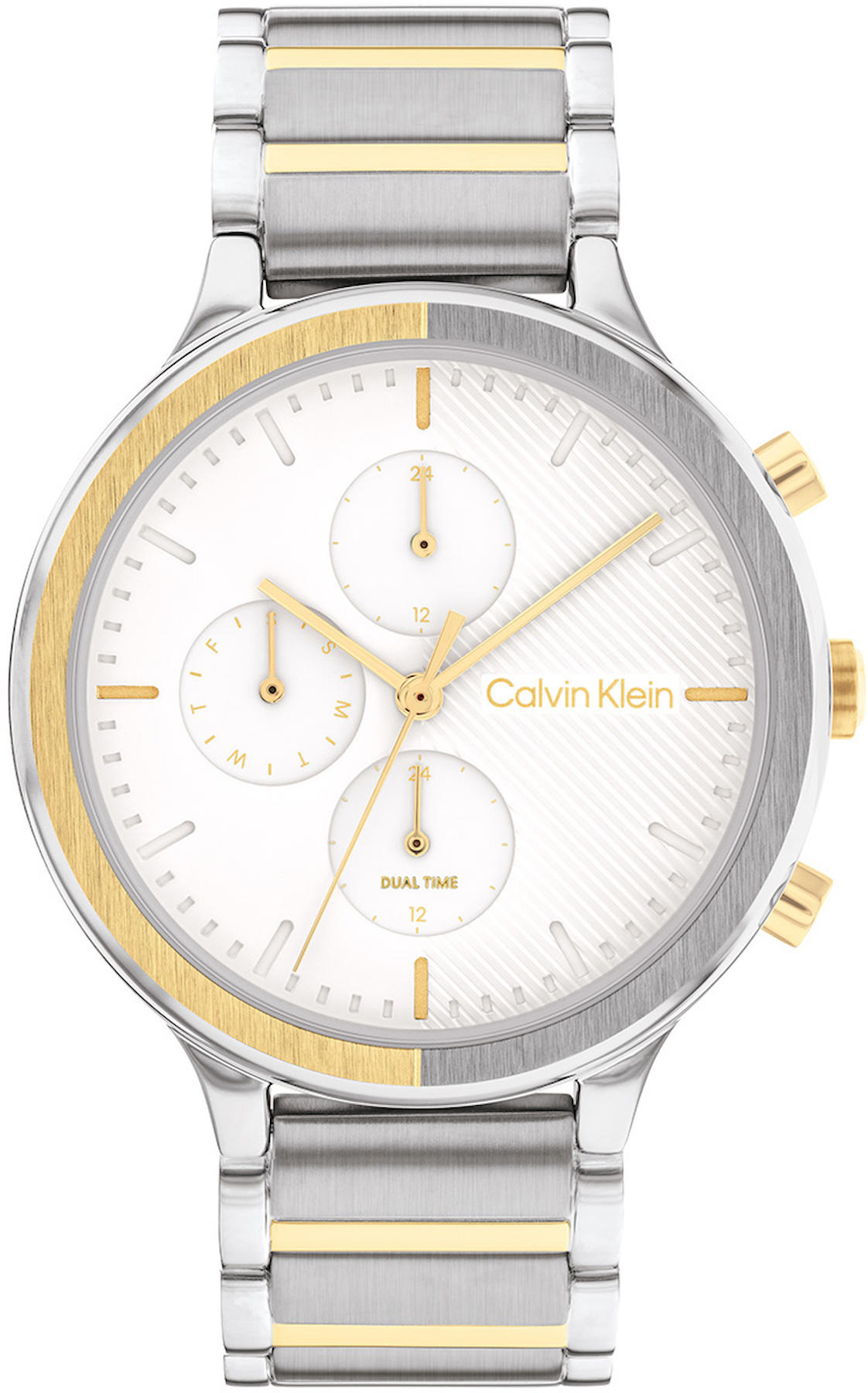 Calvin Klein CK25200239 Takvimli 40 mm Gri Çelik Kordon Analog Kadın Kol Saati