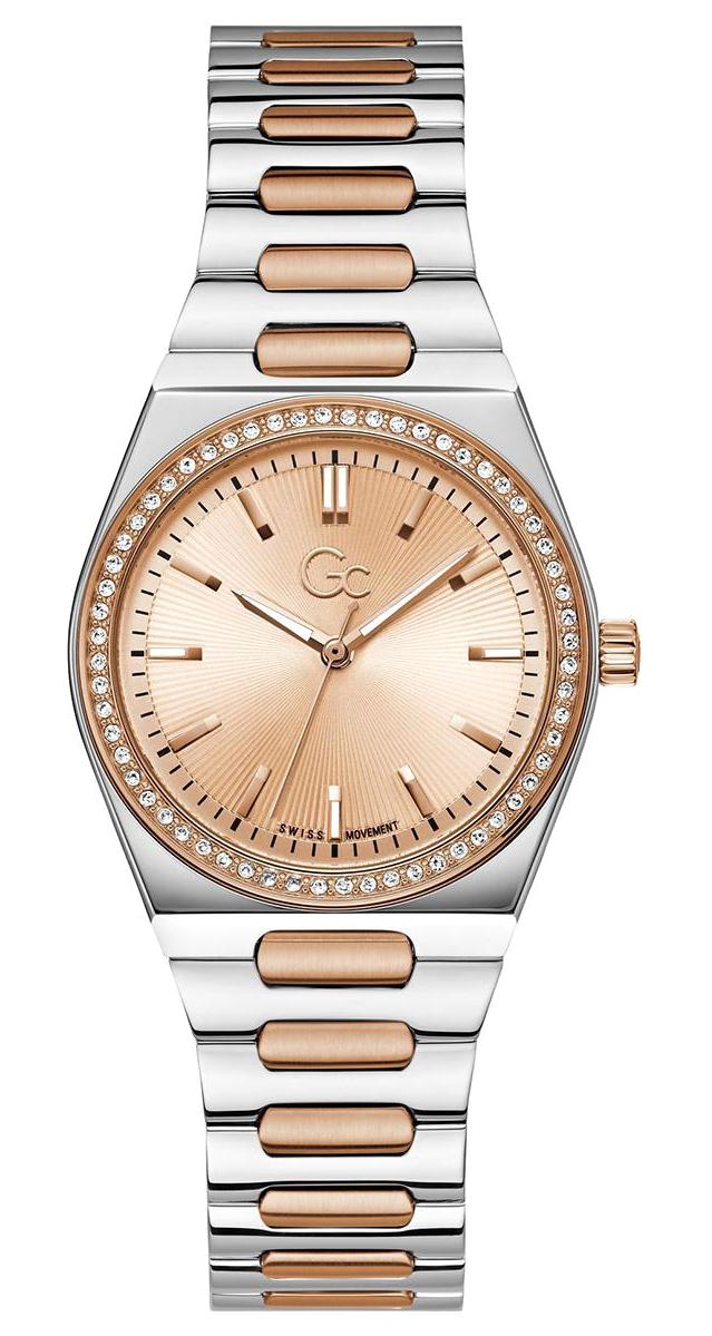 Guess GCZ38003L3MF 34 mm Gri-Rose Gold Çelik Kordon Analog Kadın Kol Saati
