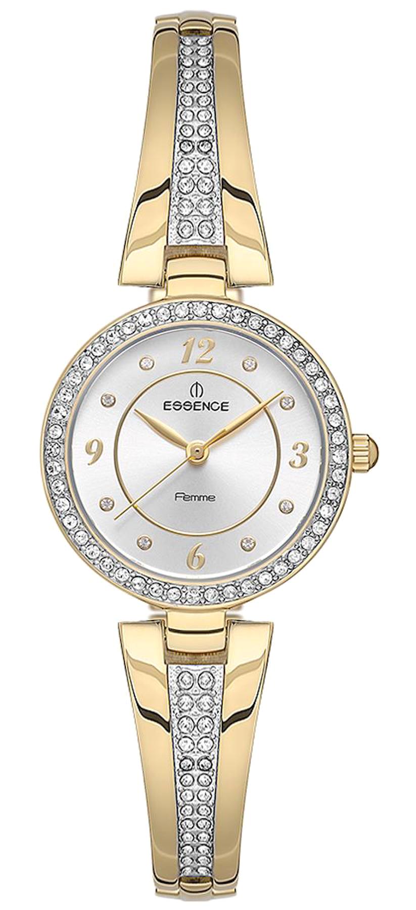 Essence D1136.130 30 mm Altın Çelik Kordon Analog Kadın Kol Saati