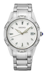 Seiko SKK727P Takvimli 33.2 mm Gri Çelik Kordon Analog Kadın Kol Saati